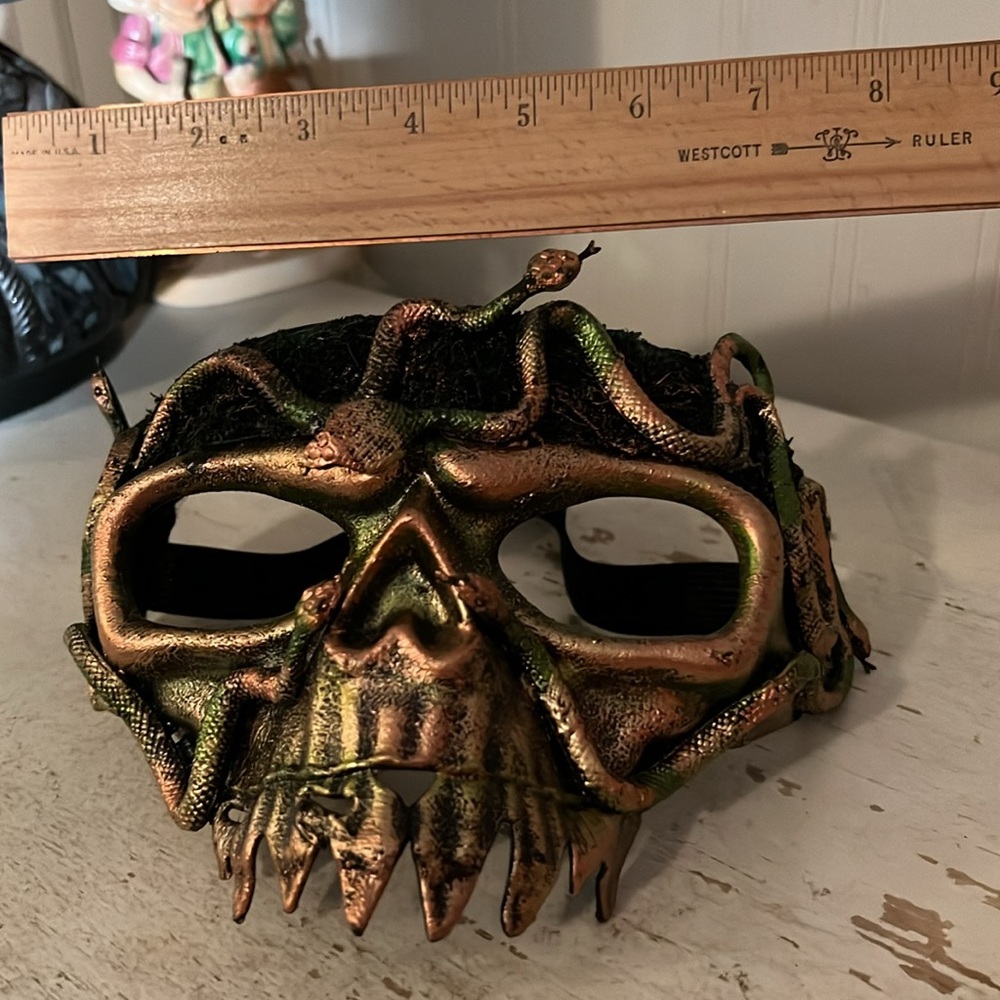 Handmade Medusa snake mask Halloween cosplay - Picture 2 of 6